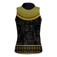 The Ankh Egyptian Hieroglyphs Women Sleeveless Polo Shirt - Wonder Print Shop
