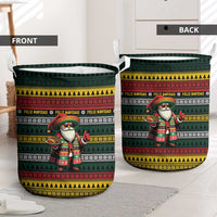 Mexican Santa Sombrero Laundry Basket Feliz Navidad Mexico - Wonder Print Shop