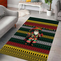 Mexican Santa Sombrero Area Rug Feliz Navidad Mexico - Wonder Print Shop