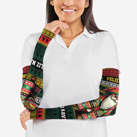 Mexican Santa Sombrero Arm Sleeves Feliz Navidad Mexico - Wonder Print Shop