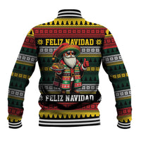 Mexican Santa Sombrero Baseball Jacket Feliz Navidad Mexico - Wonder Print Shop