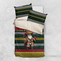 Mexican Santa Sombrero Bedding Set Feliz Navidad Mexico - Wonder Print Shop