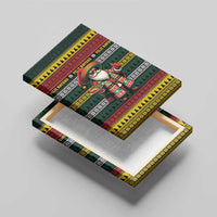 Mexican Santa Sombrero Canvas Wall Art Feliz Navidad Mexico - Wonder Print Shop