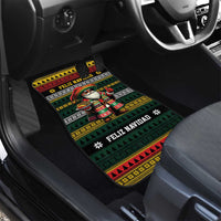 Mexican Santa Sombrero Car Mats Feliz Navidad Mexico - Wonder Print Shop