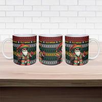 Mexican Santa Sombrero Ceramic Mug Feliz Navidad Mexico - Wonder Print Shop