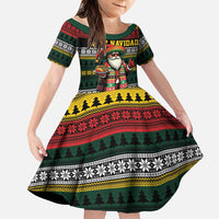 Mexican Santa Sombrero Family Matching Off Shoulder Maxi Dress and Hawaiian Shirt Feliz Navidad Mexico - Wonder Print Shop