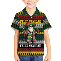 Mexican Santa Sombrero Family Matching Tank Maxi Dress and Hawaiian Shirt Feliz Navidad Mexico - Wonder Print Shop