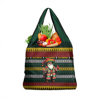 Mexican Santa Sombrero Grocery Bag Feliz Navidad Mexico - Wonder Print Shop