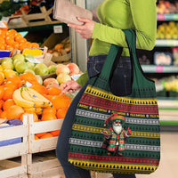 Mexican Santa Sombrero Grocery Bag Feliz Navidad Mexico - Wonder Print Shop