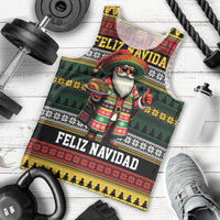 Mexican Santa Sombrero Men Tank Top Feliz Navidad Mexico - Wonder Print Shop
