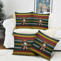 Mexican Santa Sombrero Pillow Cover Feliz Navidad Mexico - Wonder Print Shop