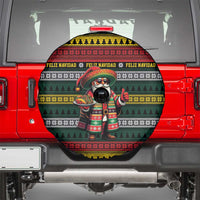 Mexican Santa Sombrero Spare Tire Cover Feliz Navidad Mexico - Wonder Print Shop