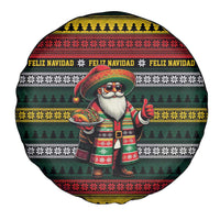 Mexican Santa Sombrero Spare Tire Cover Feliz Navidad Mexico - Wonder Print Shop