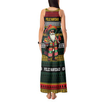 Mexican Santa Sombrero Tank Maxi Dress Feliz Navidad Mexico - Wonder Print Shop