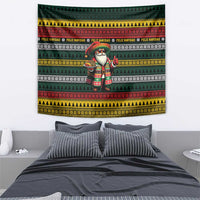 Mexican Santa Sombrero Tapestry Feliz Navidad Mexico - Wonder Print Shop