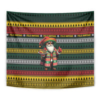 Mexican Santa Sombrero Tapestry Feliz Navidad Mexico - Wonder Print Shop