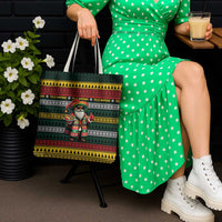 Mexican Santa Sombrero Tote Bag Feliz Navidad Mexico - Wonder Print Shop