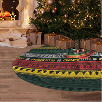Mexican Santa Sombrero Tree Skirt Feliz Navidad Mexico - Wonder Print Shop