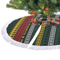 Mexican Santa Sombrero Tree Skirt Feliz Navidad Mexico - Wonder Print Shop