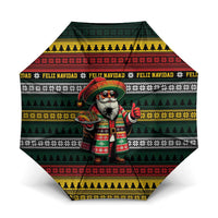 Mexican Santa Sombrero Umbrella Feliz Navidad Mexico - Wonder Print Shop