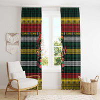 Mexican Santa Sombrero Window Curtain Feliz Navidad Mexico - Wonder Print Shop