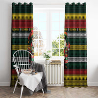 Mexican Santa Sombrero Window Curtain Feliz Navidad Mexico - Wonder Print Shop