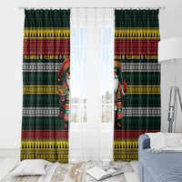 Mexican Santa Sombrero Window Curtain Feliz Navidad Mexico - Wonder Print Shop