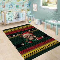 Mexican SEIS Siete 67 Meme Area Rug Feliz Navidad Mexico - Wonder Print Shop