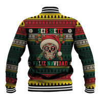 Mexican SEIS Siete 67 Meme Baseball Jacket Feliz Navidad Mexico - Wonder Print Shop