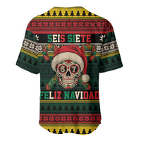 Mexican SEIS Siete 67 Meme Baseball Jersey Feliz Navidad Mexico - Wonder Print Shop