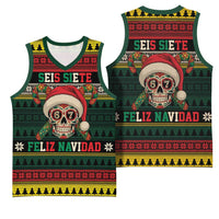 Mexican SEIS Siete 67 Meme Basketball Jersey Feliz Navidad Mexico - Wonder Print Shop
