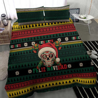Mexican SEIS Siete 67 Meme Bedding Set Feliz Navidad Mexico - Wonder Print Shop