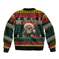 Mexican SEIS Siete 67 Meme Bomber Jacket Feliz Navidad Mexico - Wonder Print Shop