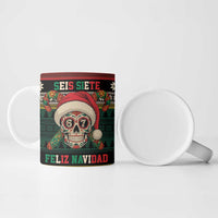 Mexican SEIS Siete 67 Meme Ceramic Mug Feliz Navidad Mexico - Wonder Print Shop
