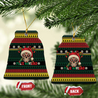 Mexican SEIS Siete 67 Meme Ceramic Ornament Feliz Navidad Mexico - Wonder Print Shop