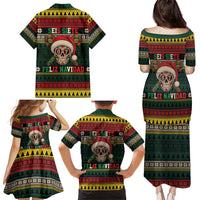 Mexican SEIS Siete 67 Meme Family Matching Puletasi and Hawaiian Shirt Feliz Navidad Mexico - Wonder Print Shop
