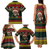 Mexican SEIS Siete 67 Meme Family Matching Tank Maxi Dress and Hawaiian Shirt Feliz Navidad Mexico - Wonder Print Shop