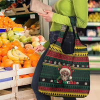 Mexican SEIS Siete 67 Meme Grocery Bag Feliz Navidad Mexico - Wonder Print Shop