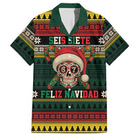 Mexican SEIS Siete 67 Meme Hawaiian Shirt Feliz Navidad Mexico - Wonder Print Shop