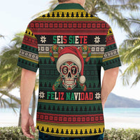 Mexican SEIS Siete 67 Meme Hawaiian Shirt Feliz Navidad Mexico - Wonder Print Shop