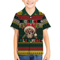 Mexican SEIS Siete 67 Meme Hawaiian Shirt Feliz Navidad Mexico - Wonder Print Shop