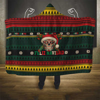 Mexican SEIS Siete 67 Meme Hooded Blanket Feliz Navidad Mexico - Wonder Print Shop