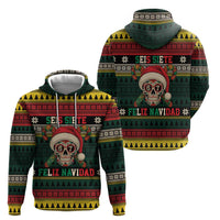 Mexican SEIS Siete 67 Meme Hoodie Feliz Navidad Mexico - Wonder Print Shop