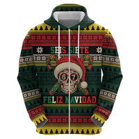 Mexican SEIS Siete 67 Meme Hoodie Feliz Navidad Mexico - Wonder Print Shop