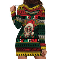 Mexican SEIS Siete 67 Meme Hoodie Dress Feliz Navidad Mexico - Wonder Print Shop