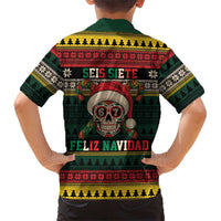 Mexican SEIS Siete 67 Meme Kid Hawaiian Shirt Feliz Navidad Mexico - Wonder Print Shop