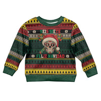 Mexican SEIS Siete 67 Meme Kid Ugly Christmas Sweater Feliz Navidad Mexico - Wonder Print Shop