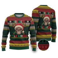 Mexican SEIS Siete 67 Meme Ugly Christmas Sweater Feliz Navidad Mexico - Wonder Print Shop