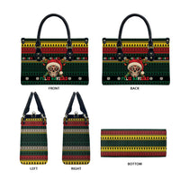 Mexican SEIS Siete 67 Meme Leather Bag Feliz Navidad Mexico - Wonder Print Shop