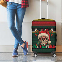 Mexican SEIS Siete 67 Meme Luggage Cover Feliz Navidad Mexico - Wonder Print Shop